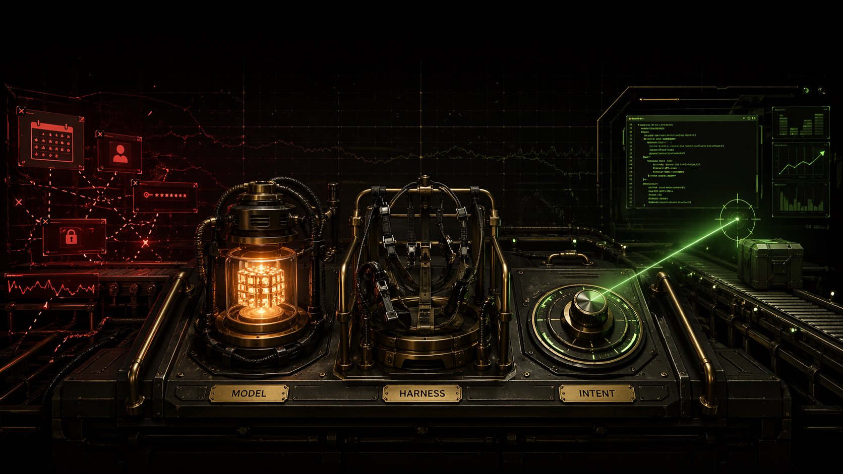 model, harness, intent